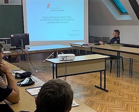 [:hr]Predavanje na tečaju pravosudne policije[:]